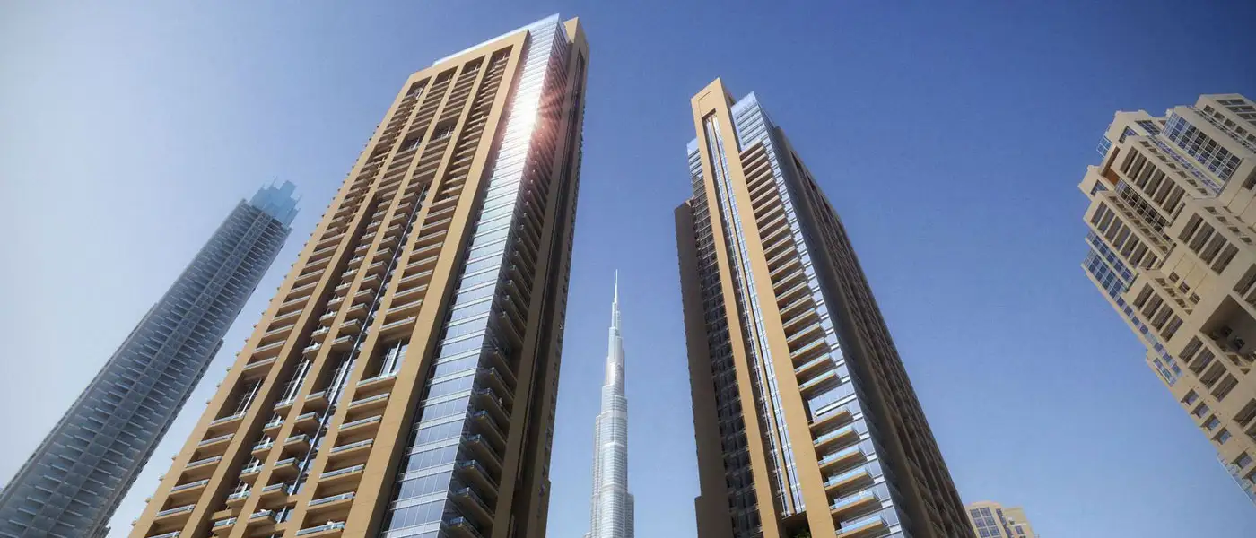 Emaar Act One and Act Two Towers at Downtown Dubai
